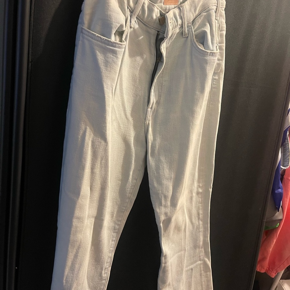 Mother Denim The Hustler Ankle Fray Jeans